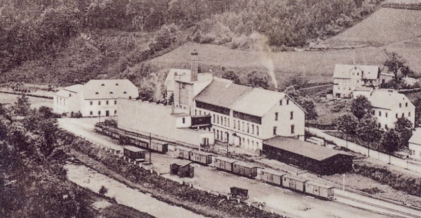 Bahnhof Niederschmiedeberg 1910